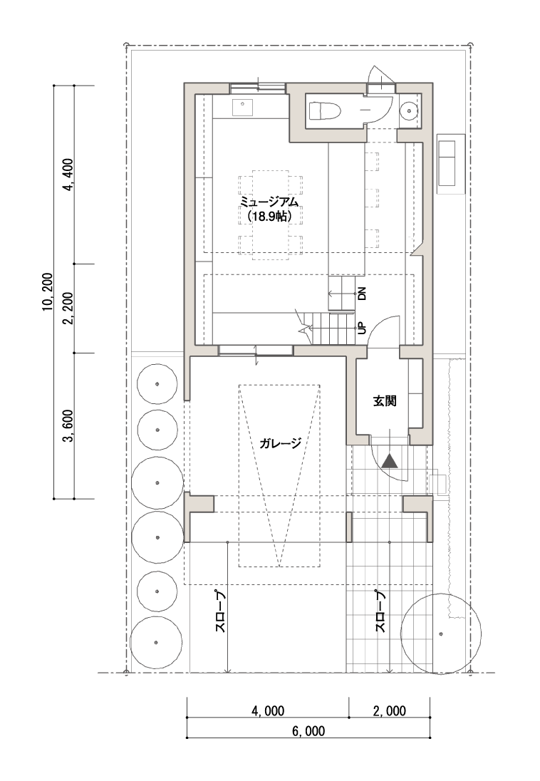 平面図 1F