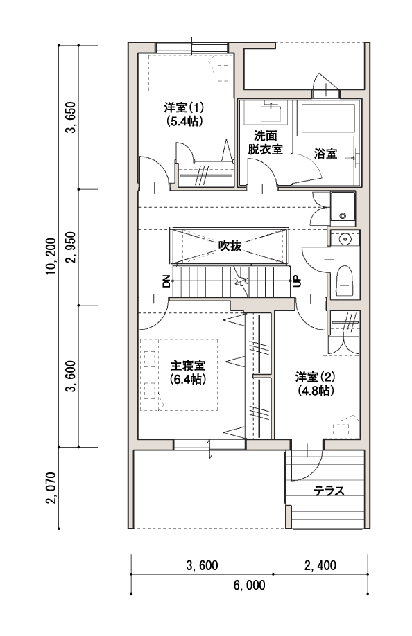 平面図 3F